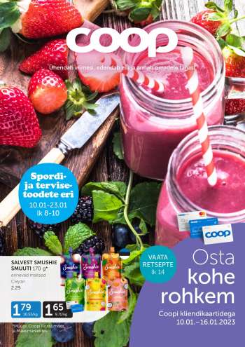 Kaupluse Coop kliendileht - 10.01.2023 - 16.01.2023.