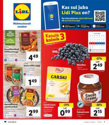 Kaupluse Lidl kliendileht - 16.01.2023 - 22.01.2023.