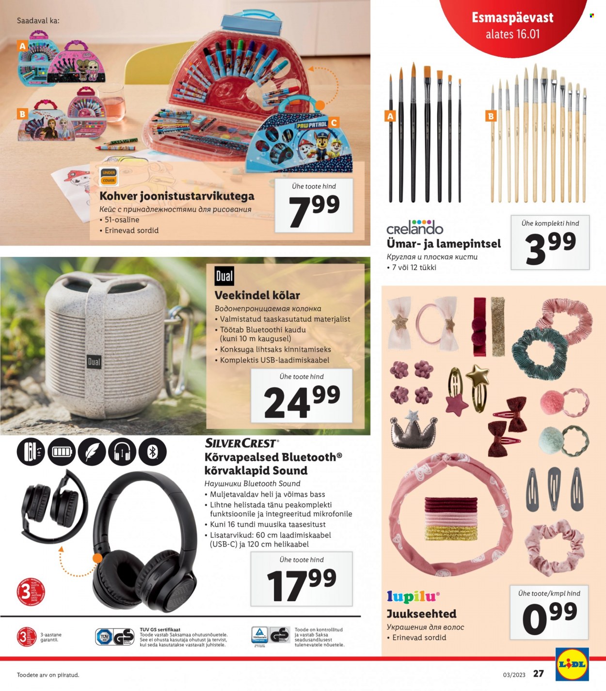 Lidl kliendileht - 16.01.2023 - 22.01.2023. Lehekülg 27