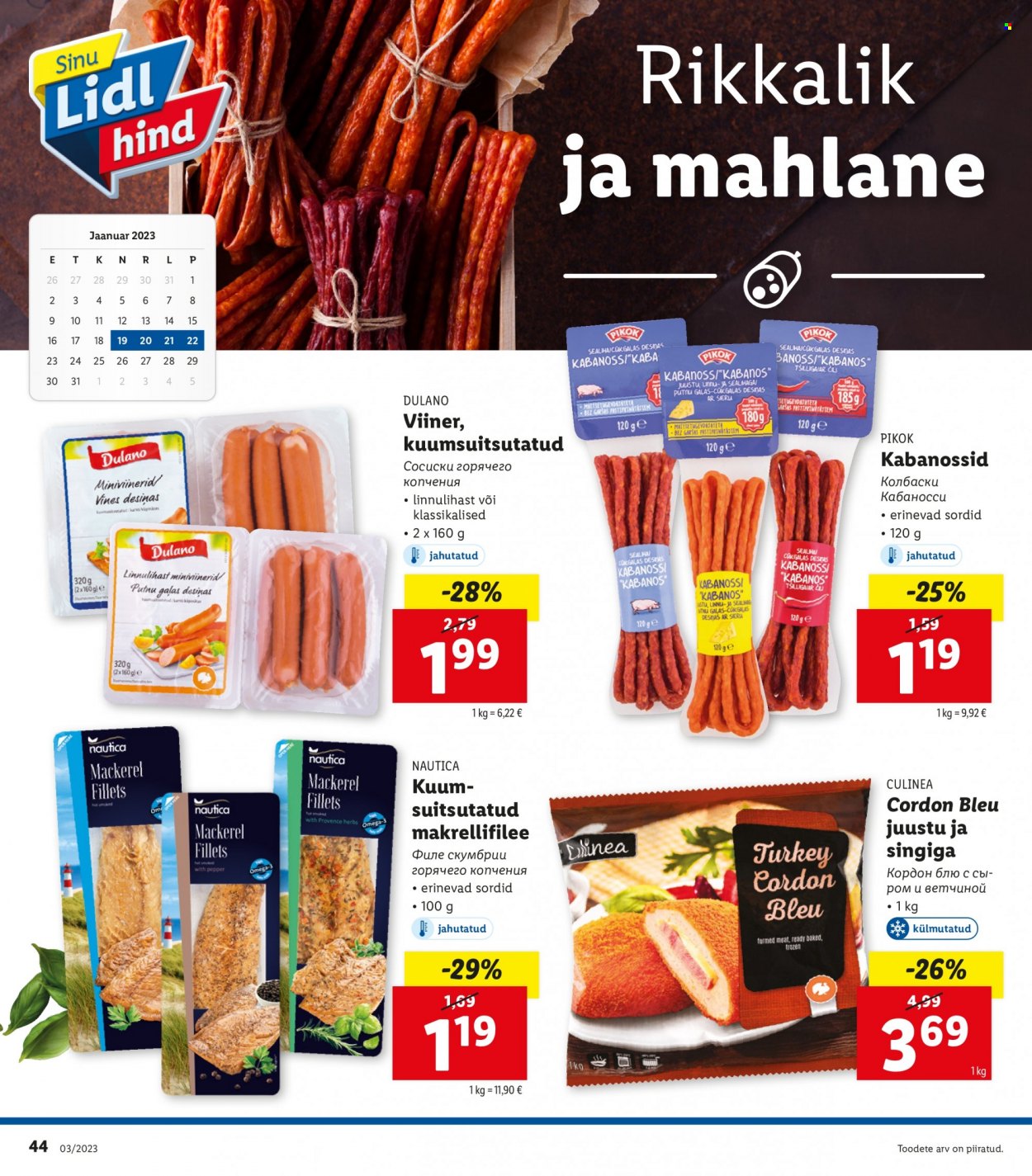 Lidl kliendileht - 16.01.2023 - 22.01.2023. Lehekülg 44