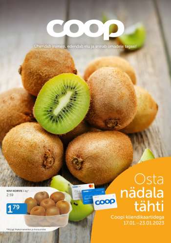 Kaupluse Coop kliendileht - 17.01.2023 - 23.01.2023.
