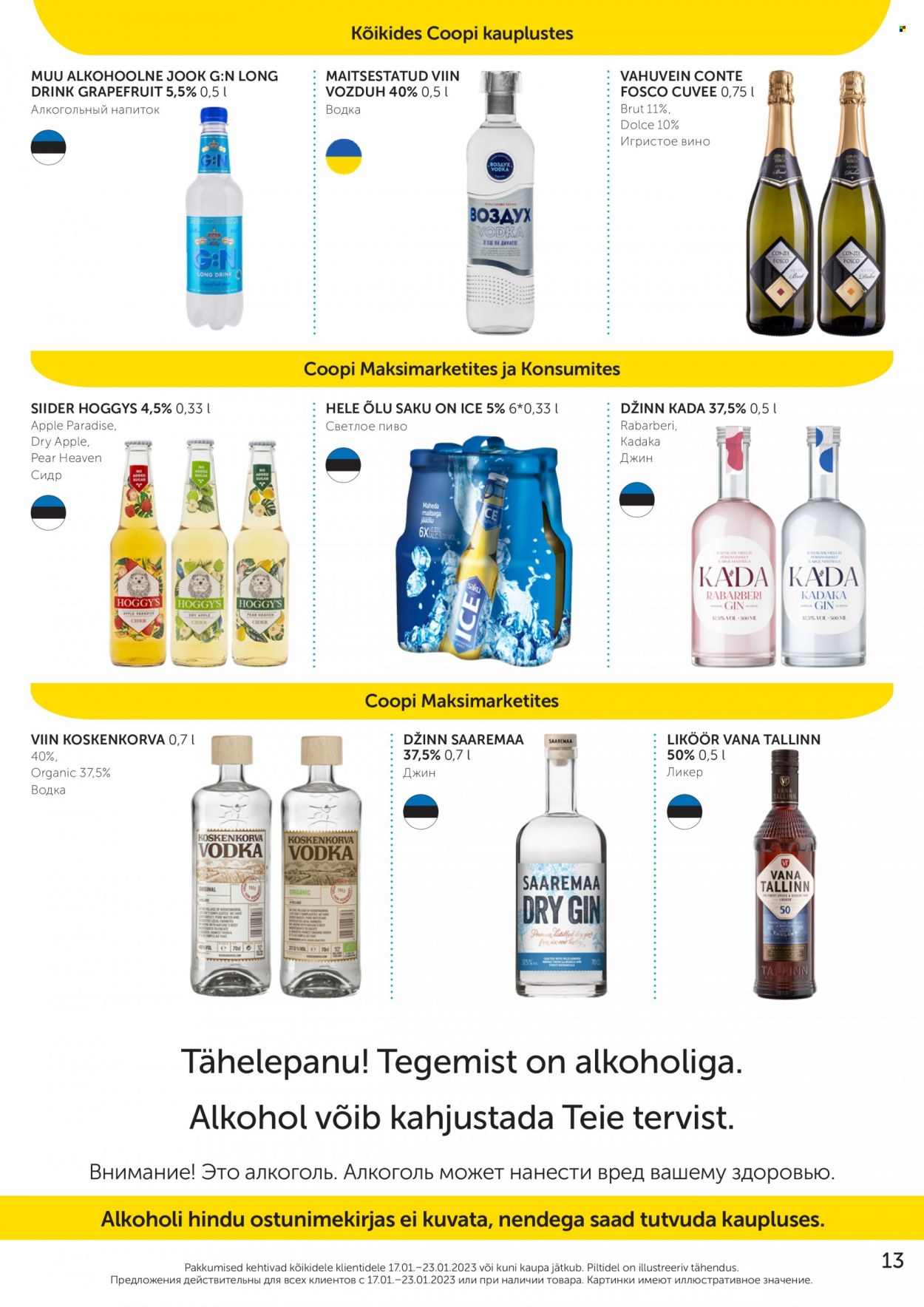 Coop kliendileht - 17.01.2023 - 23.01.2023. Lehekülg 13