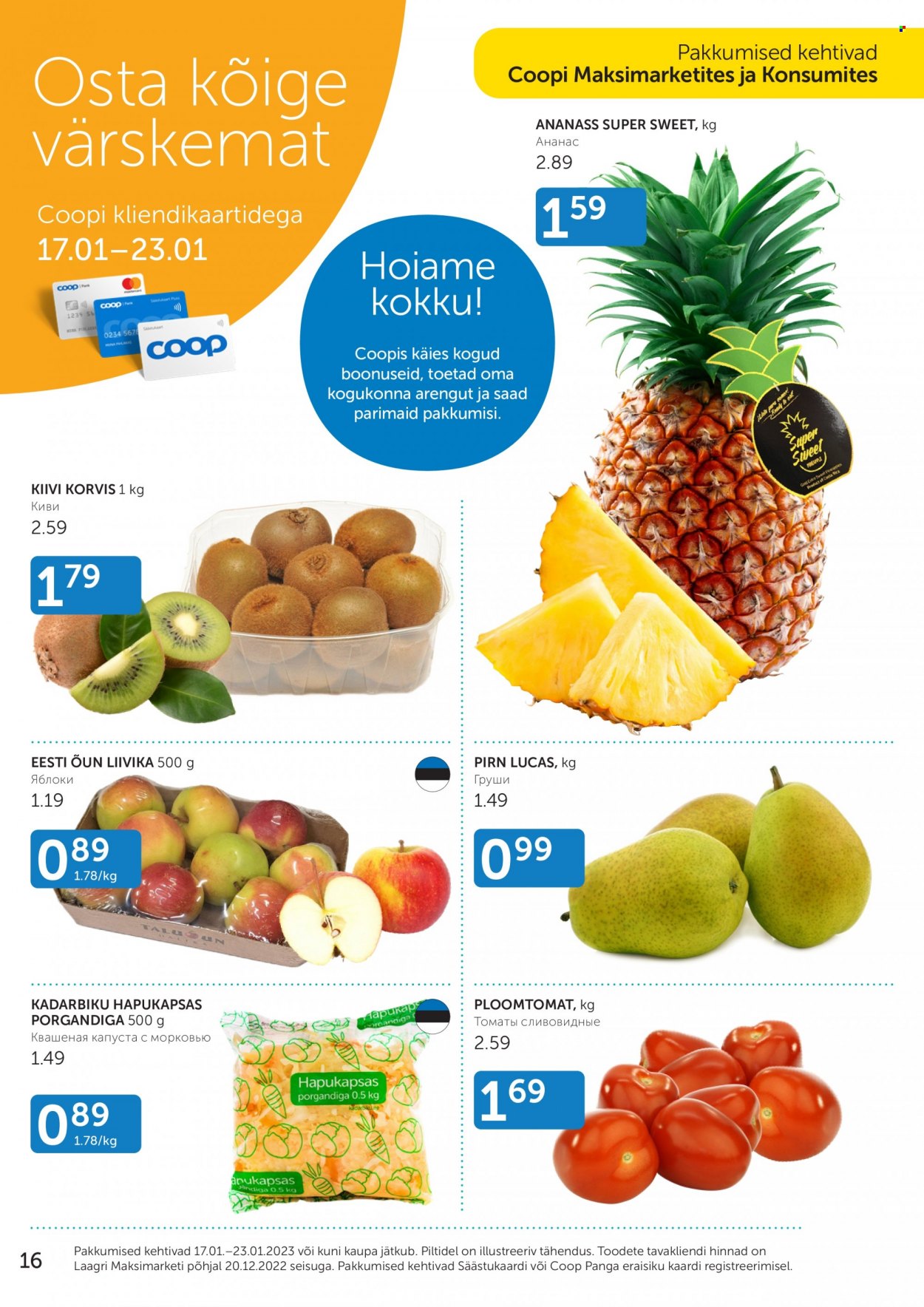 Coop kliendileht - 17.01.2023 - 23.01.2023. Lehekülg 16