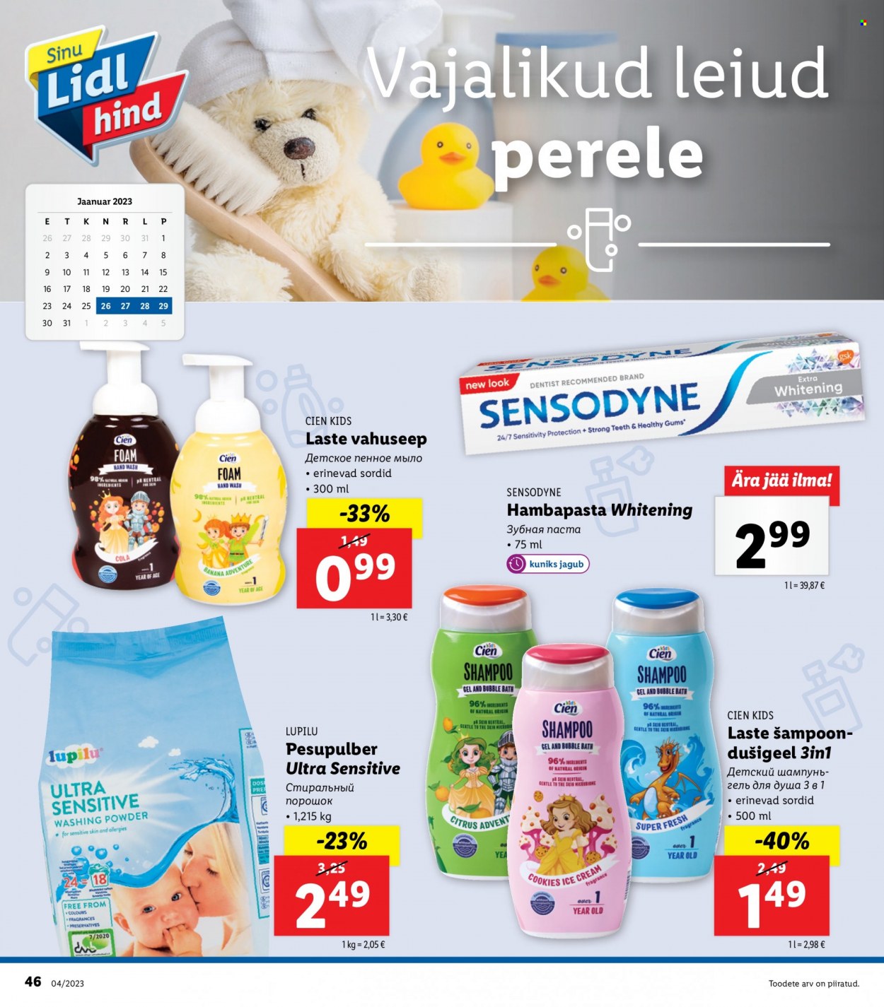 Lidl kliendileht - 23.01.2023 - 29.01.2023. Lehekülg 46