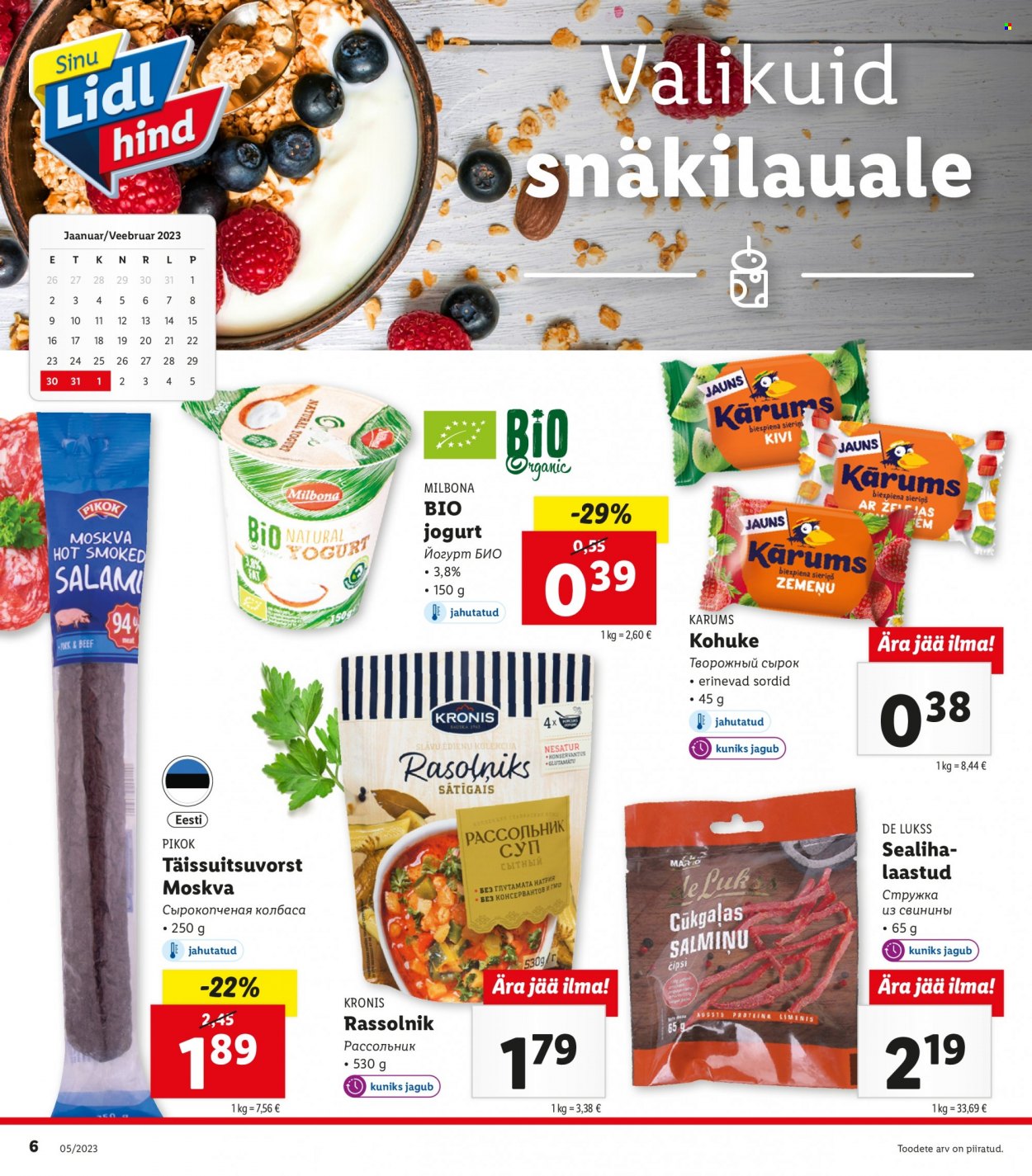 Lidl kliendileht - 30.01.2023 - 05.02.2023. Lehekülg 6