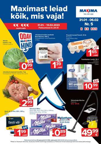 Kaupluse Maxima kliendileht - 31.01.2023 - 06.02.2023.
