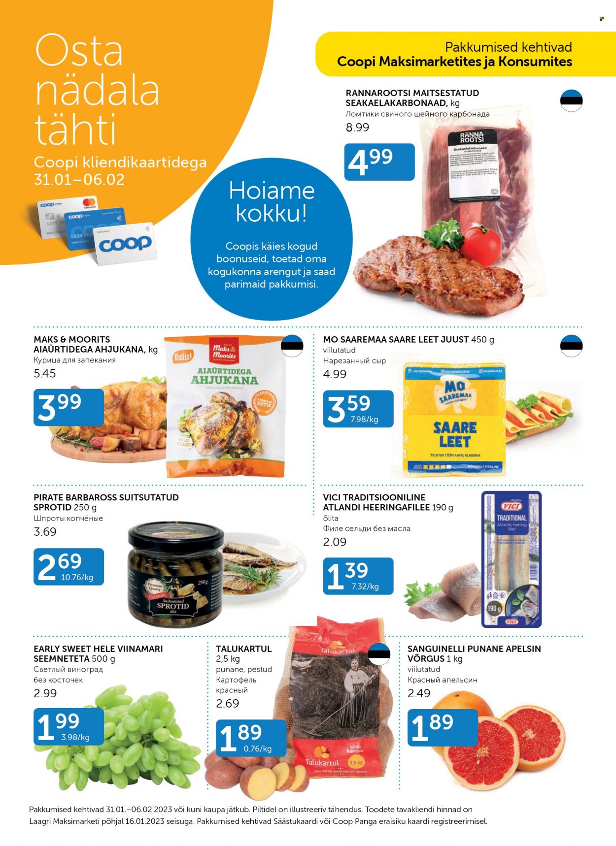Coop kliendileht - 31.01.2023 - 06.02.2023. Lehekülg 1