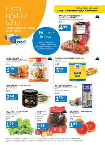 Kaupluse Coop kliendileht - 31.01.2023 - 06.02.2023.