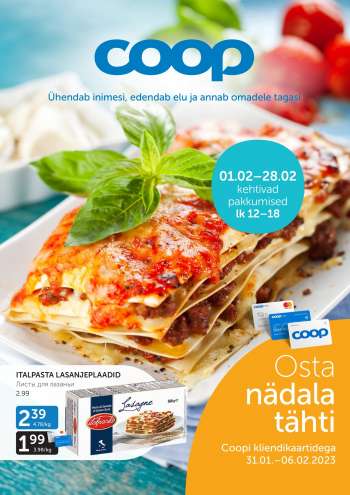 Kaupluse Coop kliendileht - 31.01.2023 - 06.02.2023.