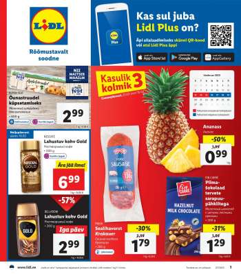 Kaupluse Lidl kliendileht - 13.02.2023 - 19.02.2023.
