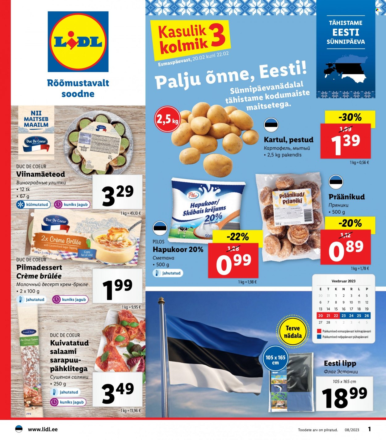 Lidl kliendileht - 20.02.2023 - 26.02.2023. Lehekülg 1