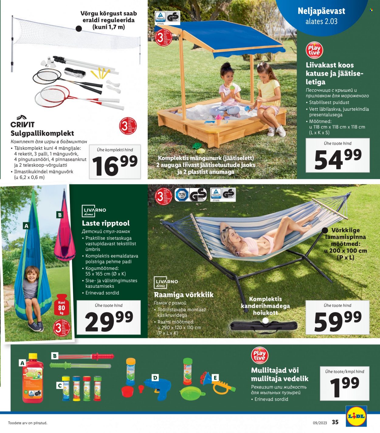 Lidl kliendileht - 27.02.2023 - 05.03.2023. Lehekülg 35