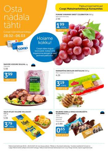 Kaupluse Coop kliendileht - 28.02.2023 - 06.03.2023.