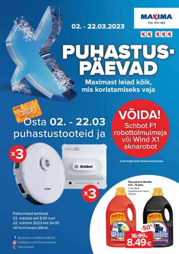 Kaupluse Maxima kliendileht - 02.03.2023 - 22.03.2023.