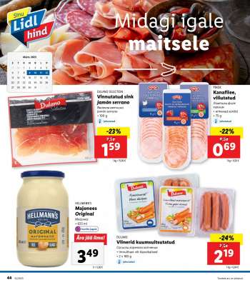 Kaupluse Lidl kliendileht - 06.03.2023 - 12.03.2023.