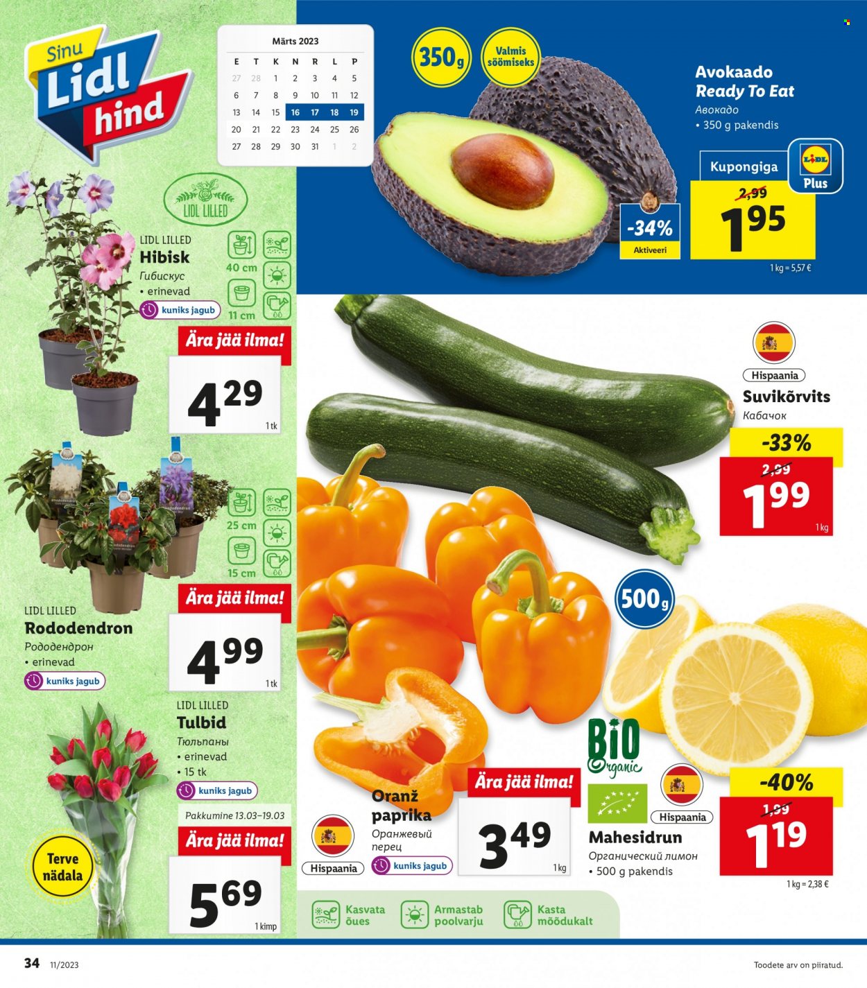 Lidl kliendileht - 13.03.2023 - 19.03.2023. Lehekülg 34