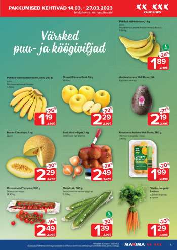 Kaupluse Maxima kliendileht - 14.03.2023 - 20.03.2023.