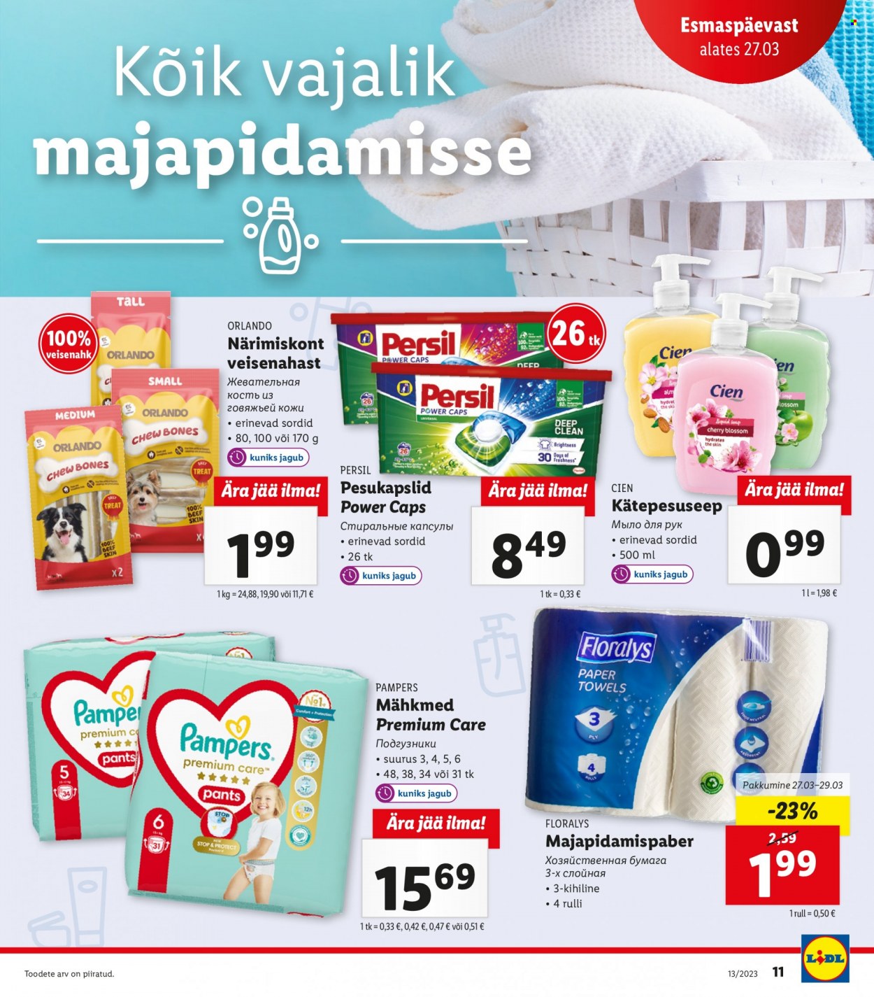 Lidl kliendileht - 27.03.2023 - 02.04.2023. Lehekülg 11
