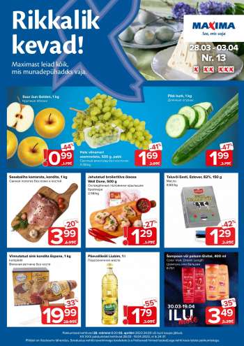 Kaupluse Maxima kliendileht - 28.03.2023 - 03.04.2023.