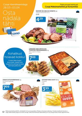 Kaupluse Coop kliendileht - 28.03.2023 - 03.04.2023.