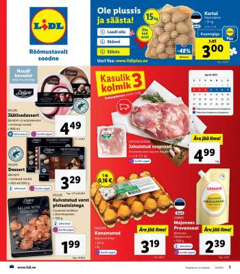 Kaupluse Lidl kliendileht - 03.04.2023 - 09.04.2023.