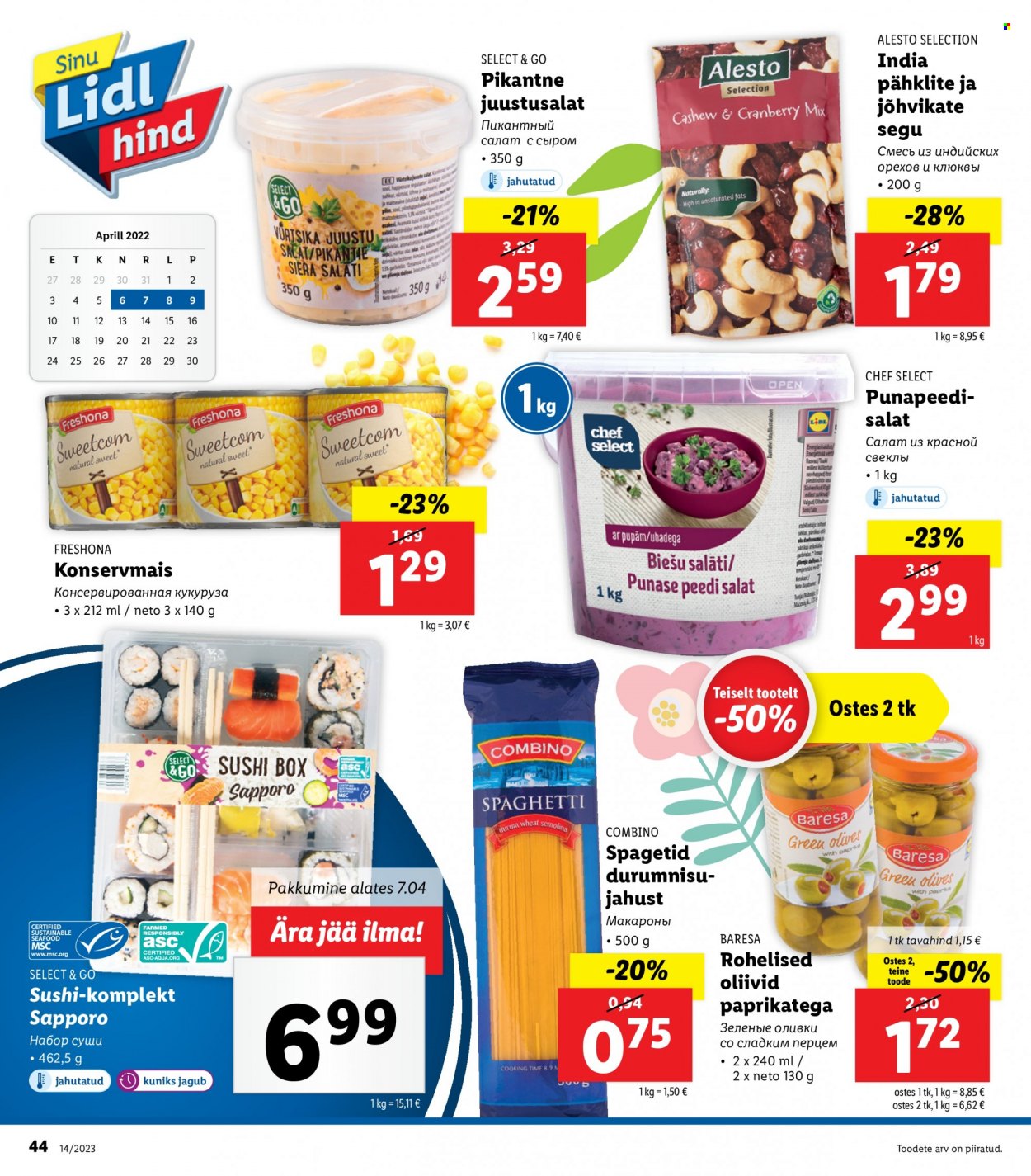Lidl kliendileht - 03.04.2023 - 09.04.2023. Lehekülg 44