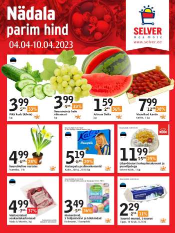 Kaupluse Selver kliendileht - 04.04.2023 - 10.04.2023.