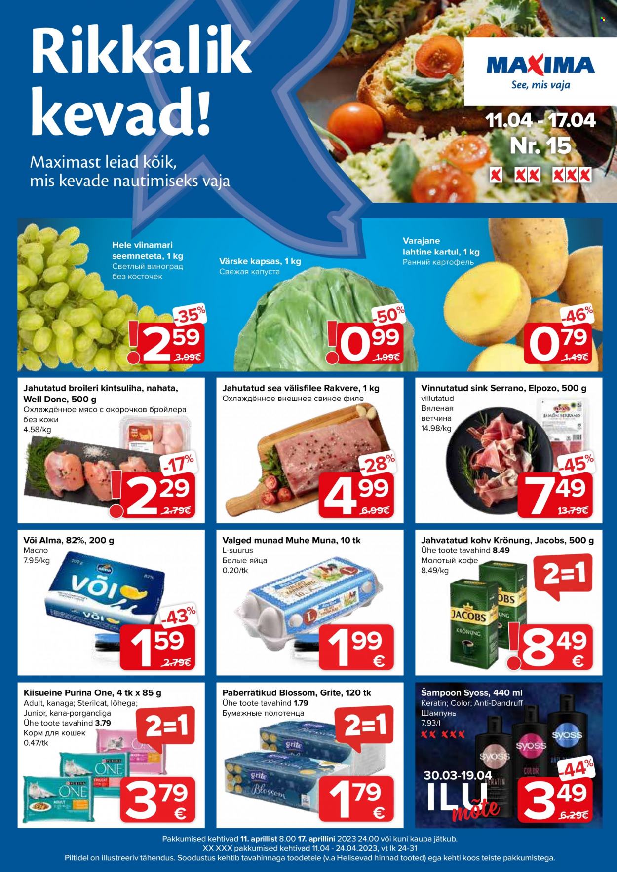 Maxima kliendileht - 11.04.2023 - 17.04.2023. Lehekülg 1