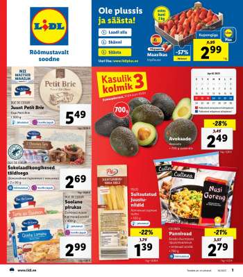 Kaupluse Lidl kliendileht - 17.04.2023 - 23.04.2023.