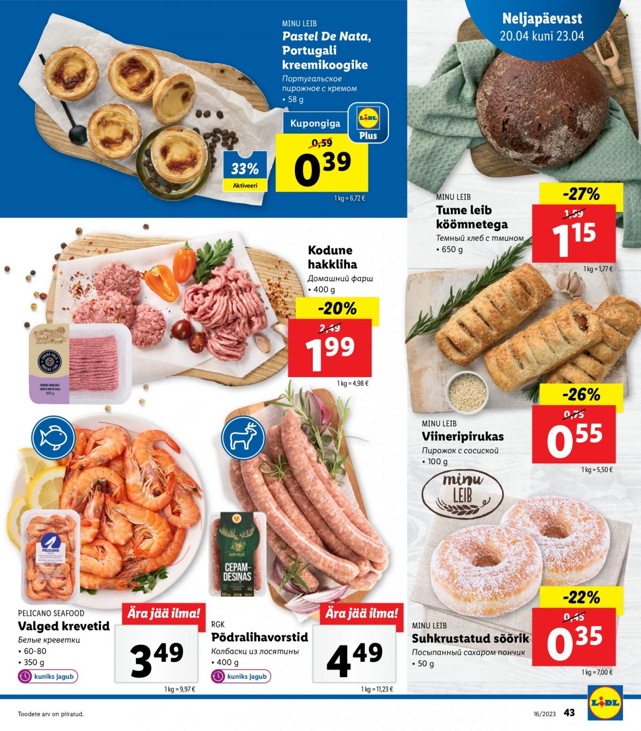 Lidl kliendileht - 17.04.2023 - 23.04.2023. Lehekülg 43