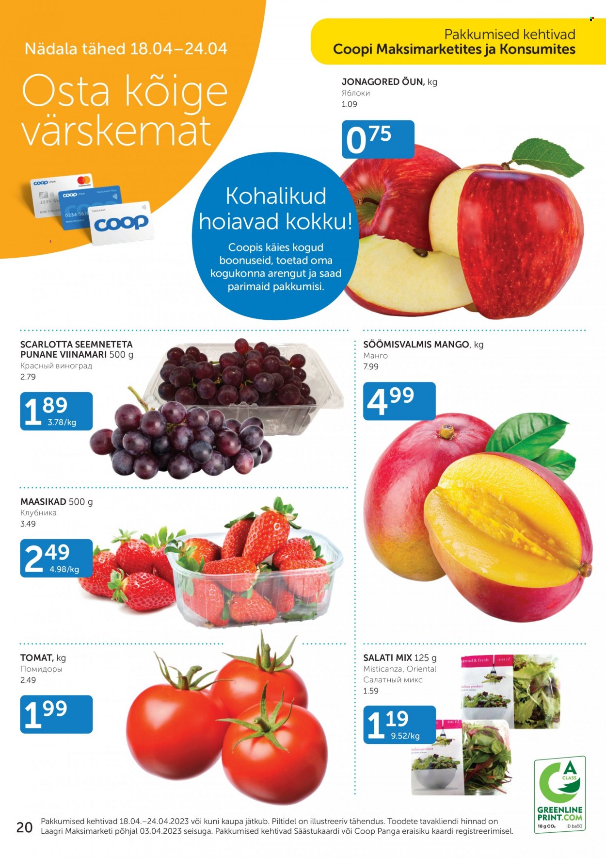 Coop kliendileht - 17.04.2023 - 24.04.2023. Lehekülg 20