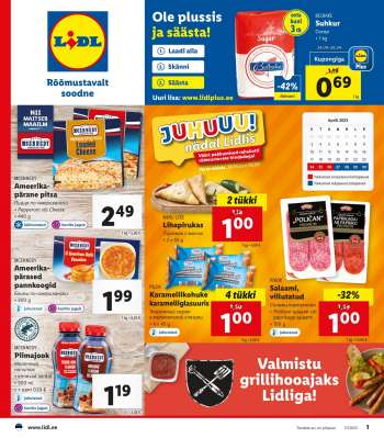 Kaupluse Lidl kliendileht - 24.04.2023 - 30.04.2023.