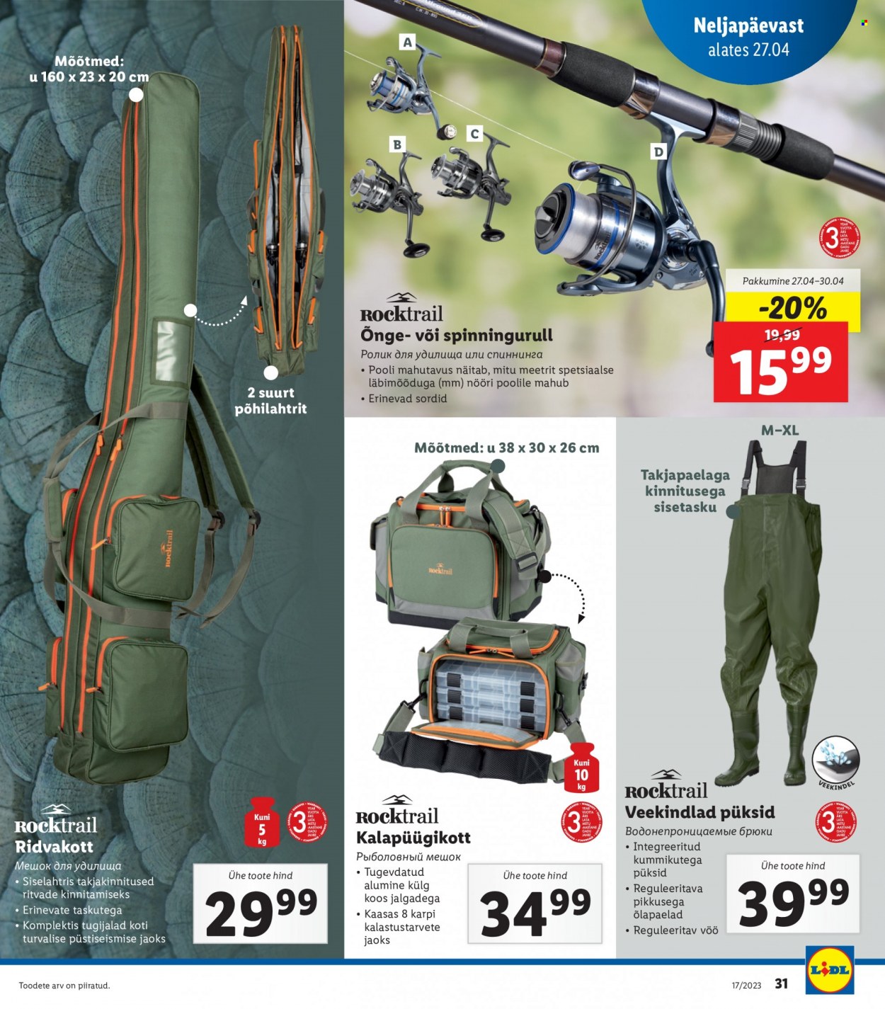 Lidl kliendileht - 24.04.2023 - 30.04.2023. Lehekülg 31