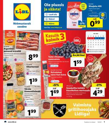 Kaupluse Lidl kliendileht - 01.05.2023 - 07.05.2023.