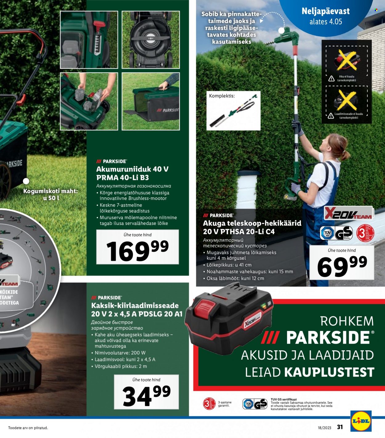 Lidl kliendileht - 01.05.2023 - 07.05.2023. Lehekülg 37