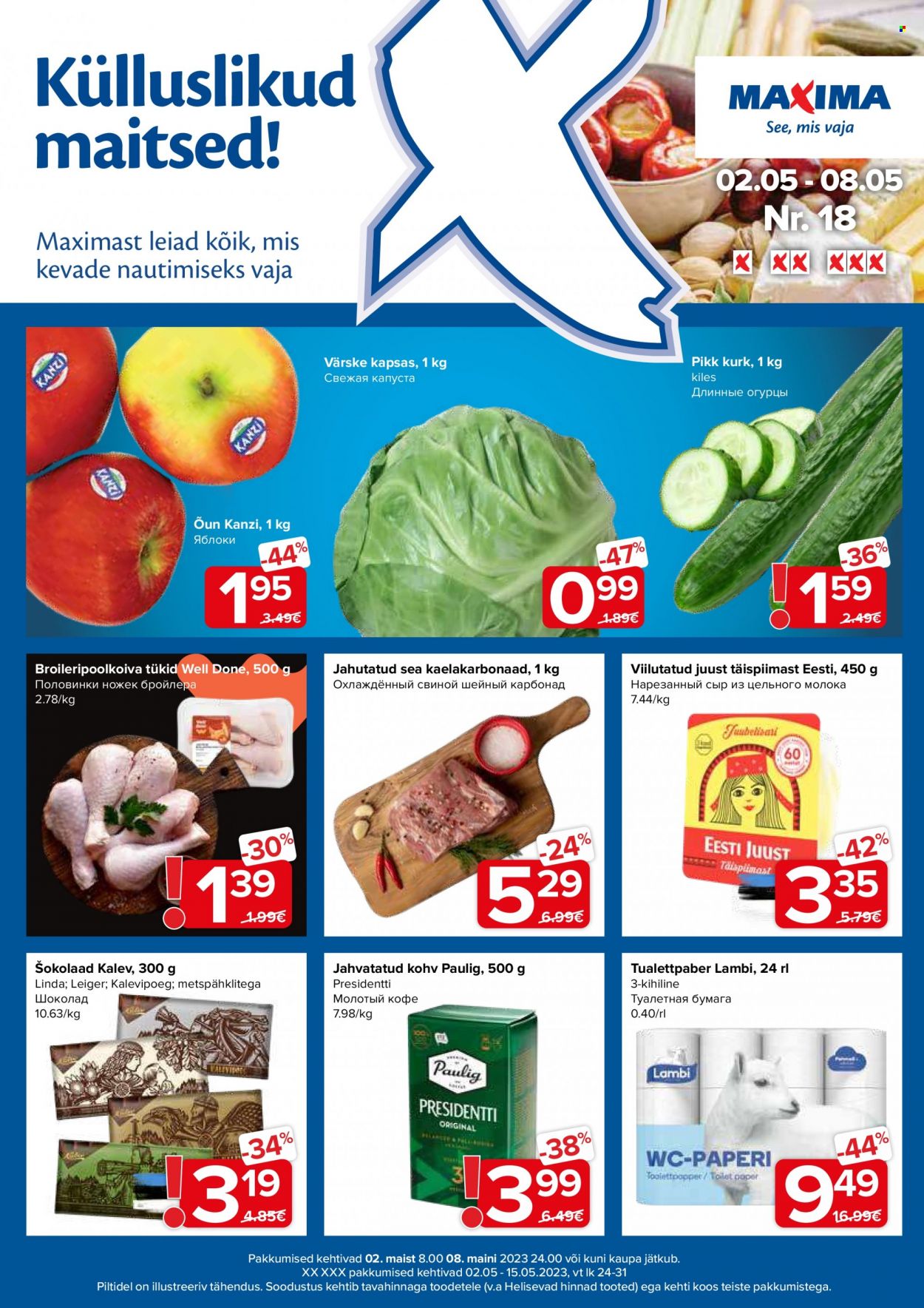 Maxima kliendileht - 02.05.2023 - 08.05.2023. Lehekülg 1