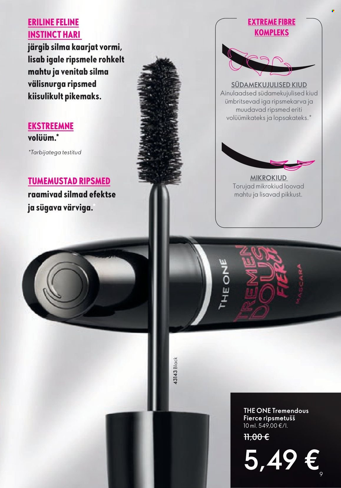 Kaupluse Oriflame kliendileht - 17.05.2023 - 06.06.2023 - soodustooted - ripsmetušš. Lehekülg 10.