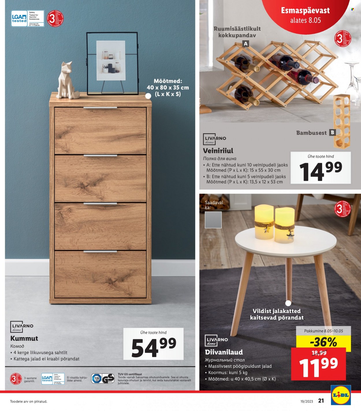 Lidl kliendileht - 08.05.2023 - 14.05.2023. Lehekülg 21