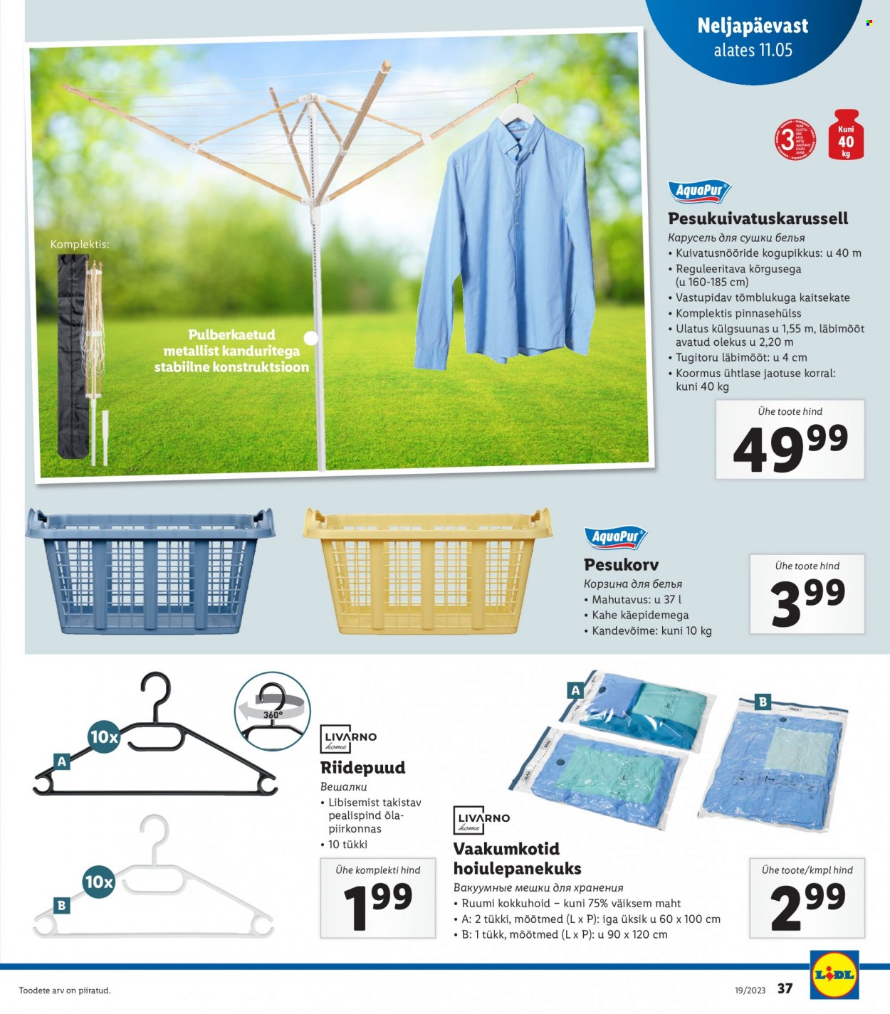 Lidl kliendileht - 08.05.2023 - 14.05.2023. Lehekülg 37