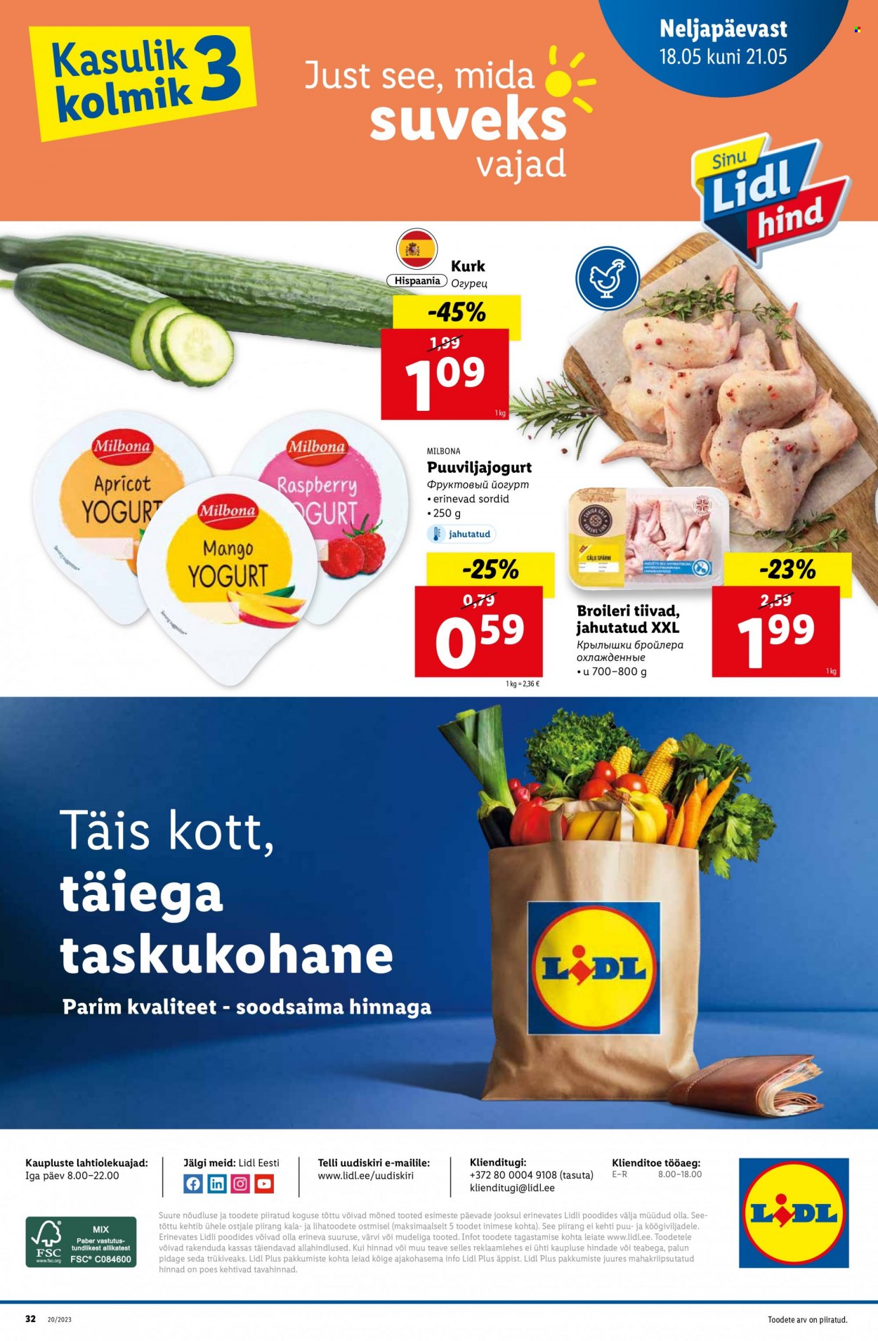 Lidl kliendileht - 15.05.2023 - 21.05.2023. Lehekülg 32