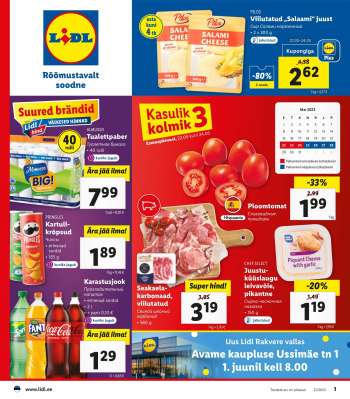 Kaupluse Lidl kliendileht - 22.05.2023 - 28.05.2023.