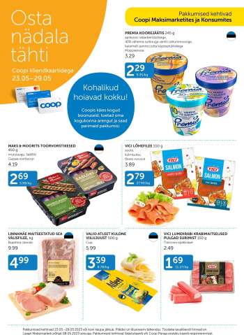 Kaupluse Coop kliendileht - 23.05.2023 - 29.05.2023.
