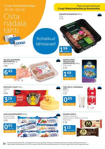 Kaupluse Coop kliendileht - 30.05.2023 - 05.06.2023.