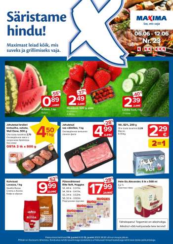 Kaupluse Maxima kliendileht - 06.06.2023 - 12.06.2023.