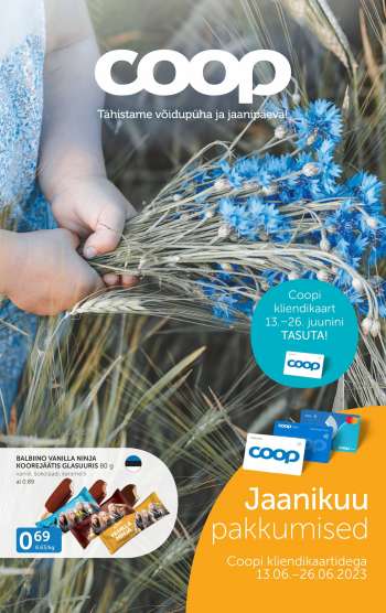 Kaupluse Coop kliendileht - 13.06.2023 - 26.06.2023.