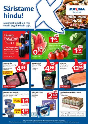 Kaupluse Maxima kliendileht - 20.06.2023 - 26.06.2023.
