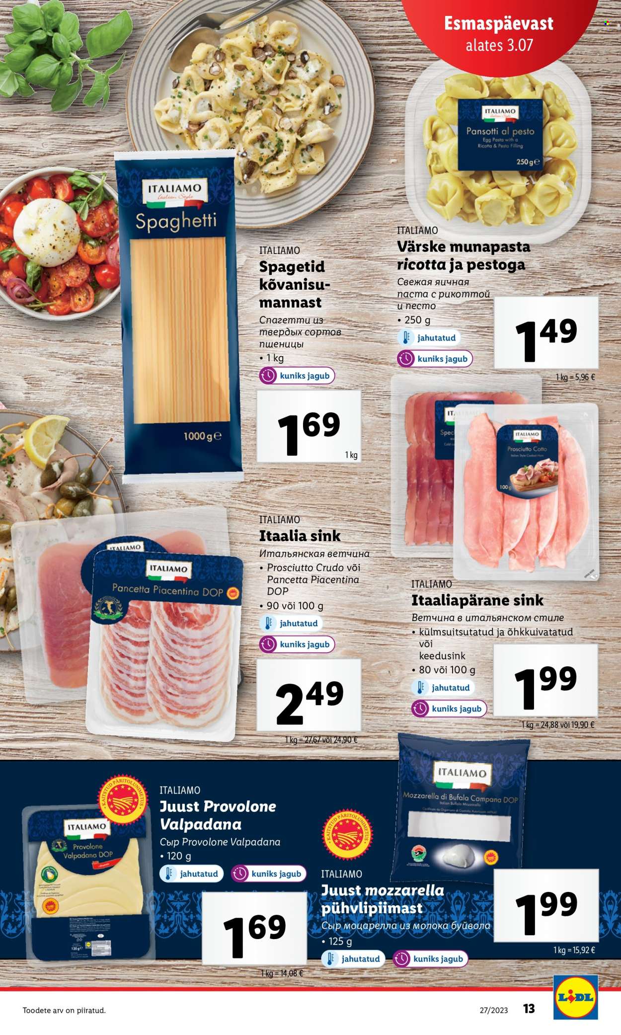 Lidl kliendileht - 03.07.2023 - 09.07.2023. Lehekülg 13