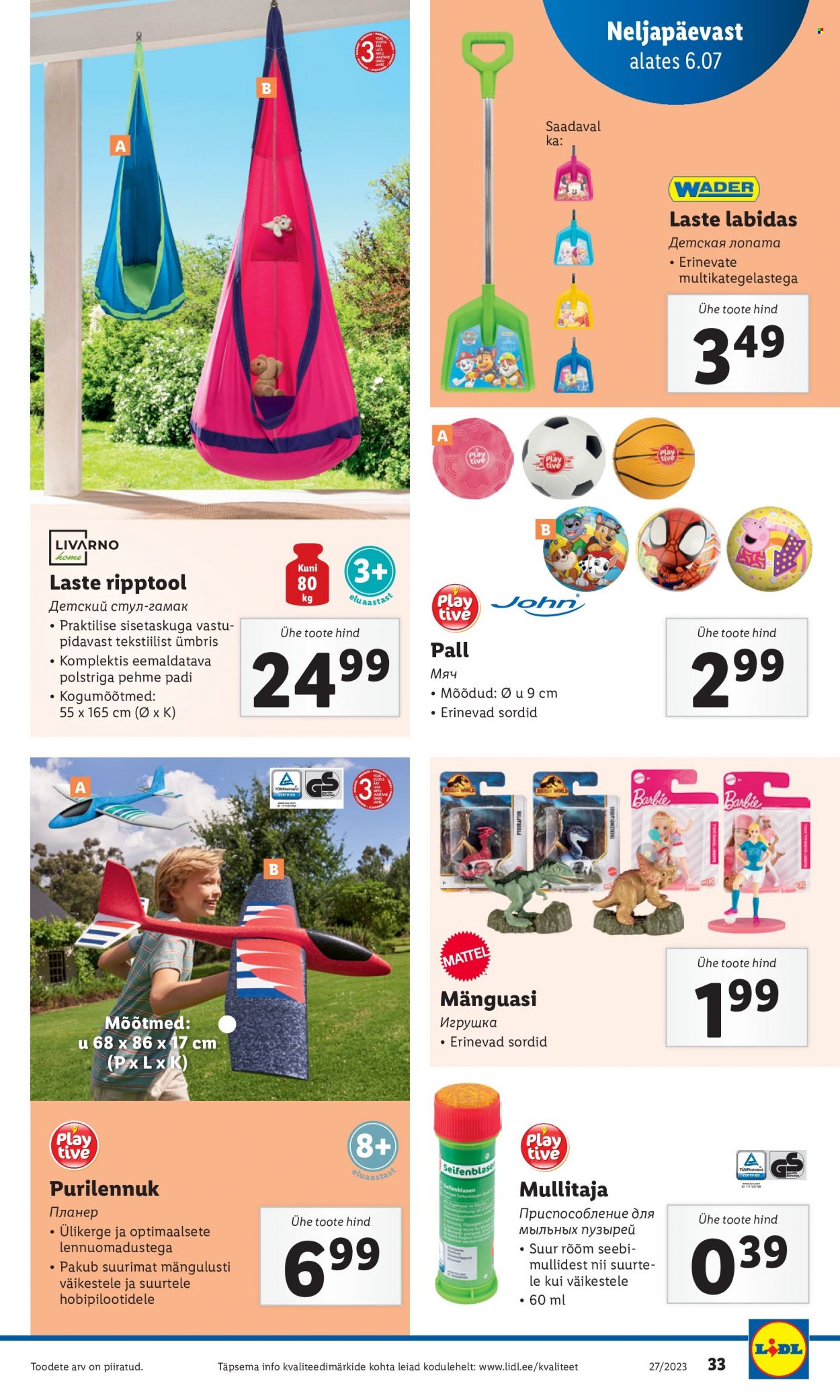 Lidl kliendileht - 03.07.2023 - 09.07.2023. Lehekülg 33