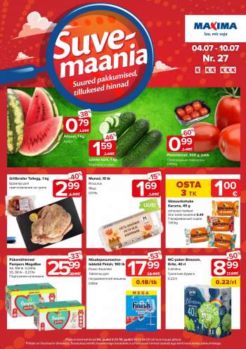Kaupluse Maxima kliendileht - 04.07.2023 - 10.07.2023.