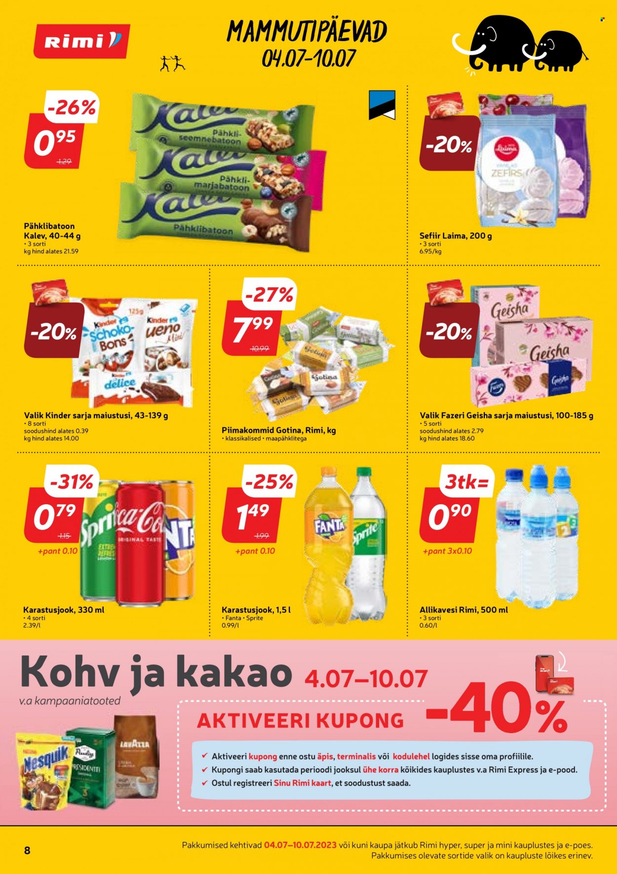 Rimi kliendileht - 04.07.2023 - 10.07.2023. Lehekülg 8